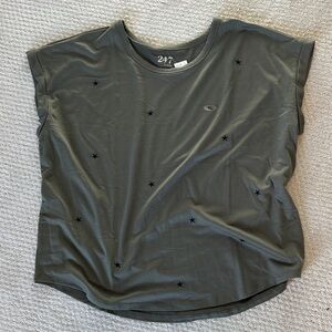 Maurices Charcoal Star-Embellished Tee